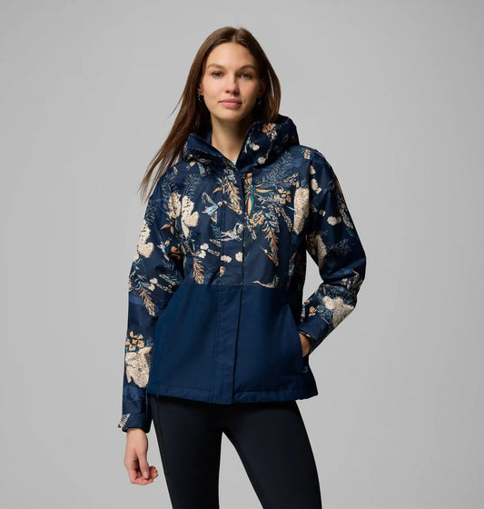 Women's Hikebound Printed Rain Jacket