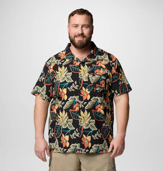 Men's Tech Trail Utility Printed Woven Short Sleeve Shirt - Big