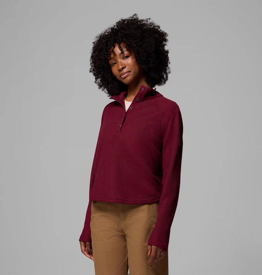 Women's Holly Hideaway Waffle Half Snap Shirt