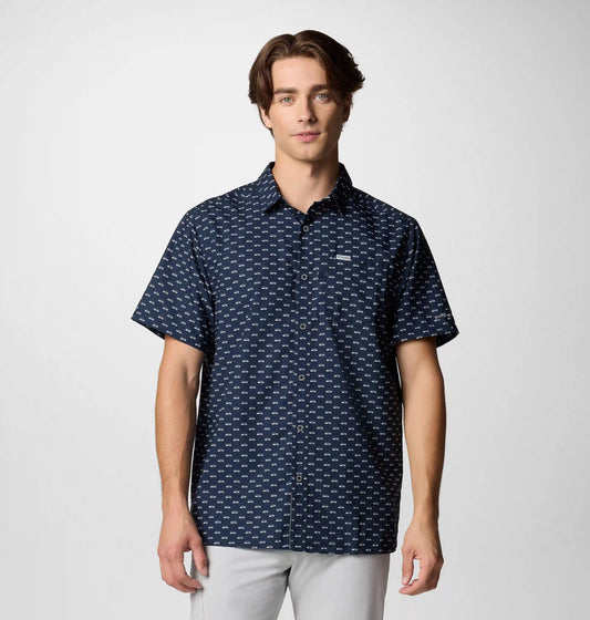 Men's PFG Super Slack Tide Short Sleeve Shirt - Seattle Seahawks