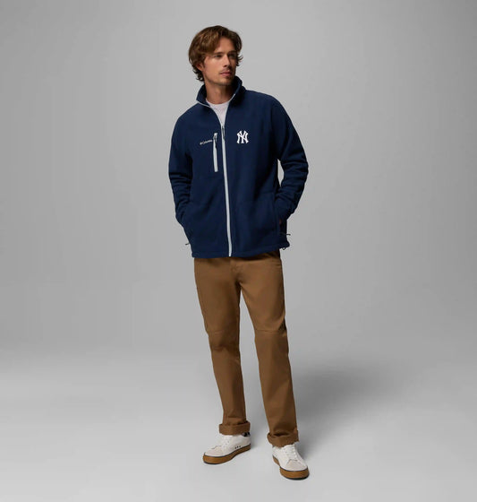 MLB Fast Trek II Full Zip Fleece - New York Yankees